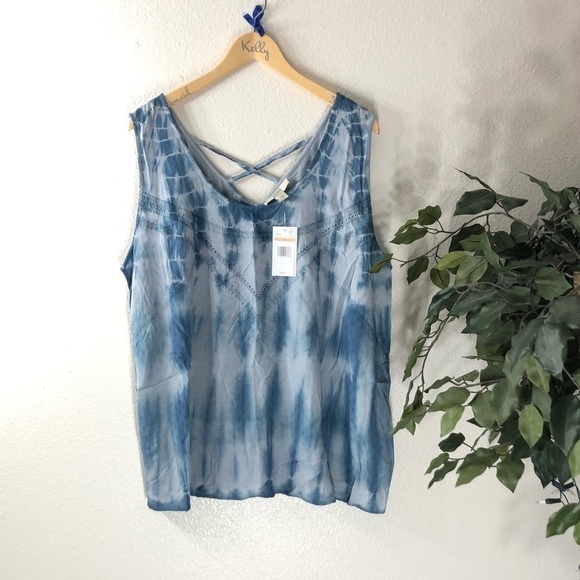 PLUS NWT Vintage America Blues Tank - Picture 1 of 8